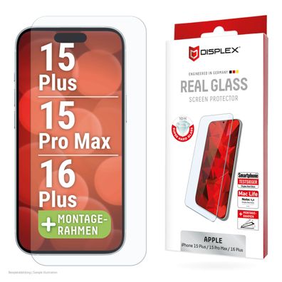 Displex Panzerglas iPhone 15 Plus/15 Pro Max/16 Plus