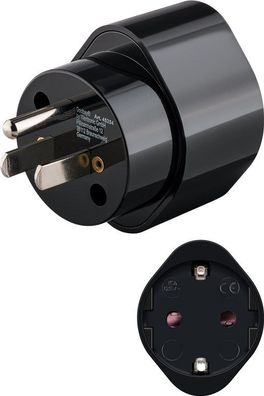 goobay Netzadapter US/Japan 3 polig schwarz (Bulk)