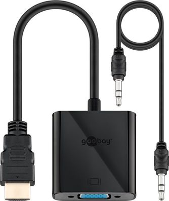 goobay HDMI/VGA Adapter 15 polig vernickelt (Bulk)