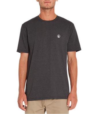 VOLCOM T-Shirt Circle Blanks HTH SS heather black