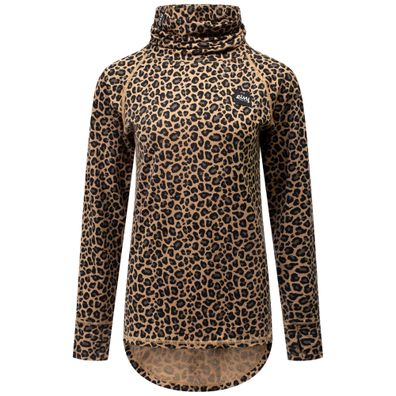 EIVY Women Funktionslongsleeve Icecold Merino Wool Top leopard