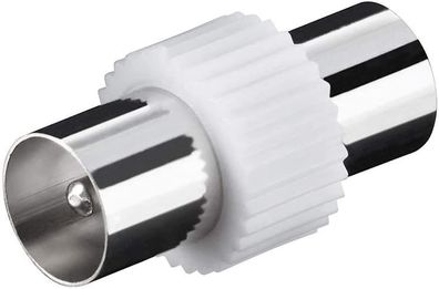 goobay Koax Adapter Koax Stecker auf Koax Stecker Kunststoff (Bulk)