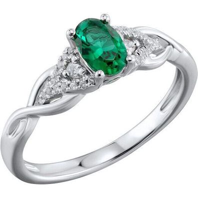 Ring Silber Silberring Fingerring Zirkonia Steine Damenring Echtschmuck