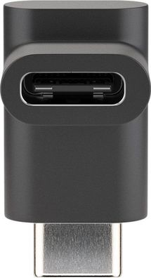 goobay 90° Adapter USB C auf USB C schwarz (Bulk)