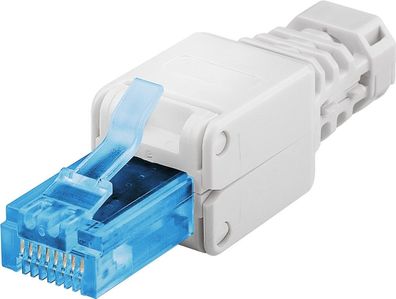 goobay Werkzeugfreier RJ45 Stecker CAT 6A UTP ungeschirmt (Bulk)