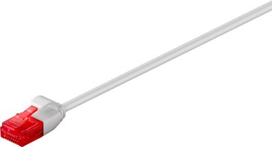 goobay CAT 6 Slim Patchkabel U/UTP grau 0,15 m