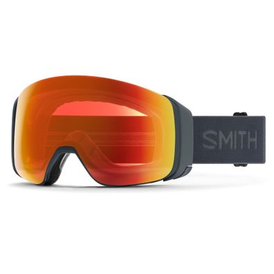 SMITH Schneebrille 4D Mag slate + everyday red mirror storm yellow flash