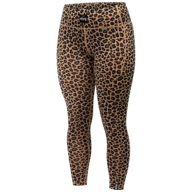 EIVY Women Funktionsleggings Pocket Merino Wool Tights leopard