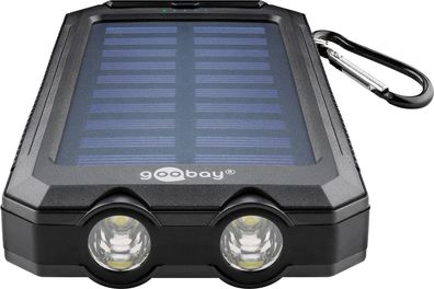 goobay Outdoor Powerbank 8.0 8.000 mAh schwarz (1er Faltschachtel)