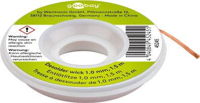 goobay Entlötlitze 1,0 mm