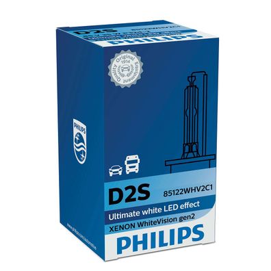 Philips Xenon WhiteVision gen2 D2S P32d-2 35 W 85 V (1er Faltschachtel)