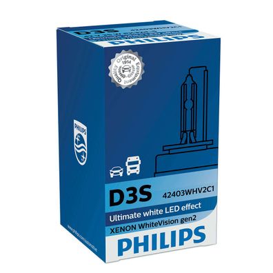 Philips Xenon WhiteVision gen2 D3S PK32d-5 35 W 42 V (1er Faltschachtel)