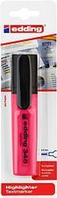 edding 345 Textmarker rosa (1er Blister)