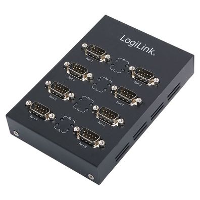 LogiLink USB 2.0 auf 8 x Seriell Adapter (1er Faltschachtel)