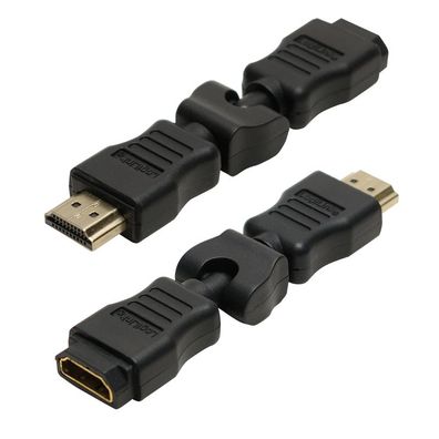 LogiLink Adapter HDMI 270° schwenkbar 4K 30 Hz schwarz (1er Softpack)