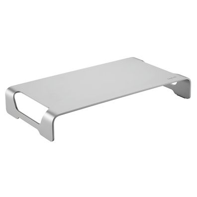 LogiLink Aluminium Monitorerhöhung für Laptop und Bildschirme silber (Bulk)