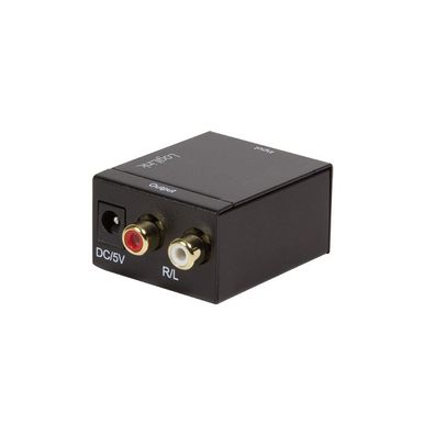 LogiLink Koaxial und Toslink zu analog L/R Audio Konverter (1er Faltschachtel)