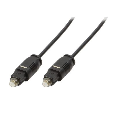 LogiLink Audio Kabel Toslink Kabel schwarz 0,5 m