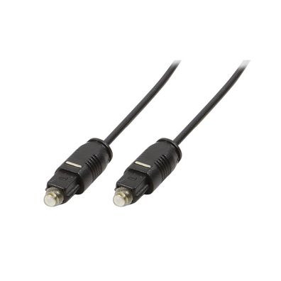 LogiLink Audio Kabel Toslink Kabel schwarz 1 m