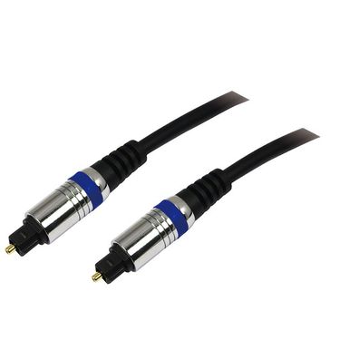 LogiLink Audio Kabel Toslink schwarz 1,5 m