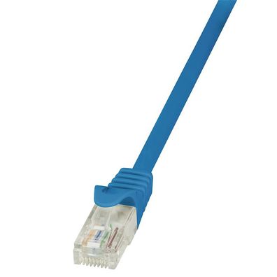 LogiLink CAT 5e Patchkabel U/UTP blau 0,5 m