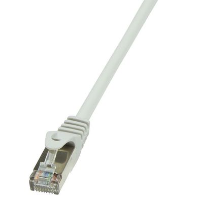 LogiLink CAT 5e Patchkabel SF/UTP grau 0,25 m