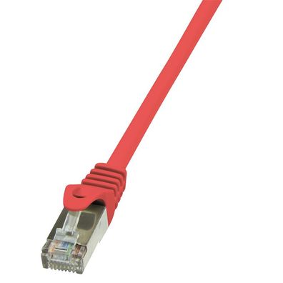 LogiLink CAT 5e Patchkabel F/UTP rot 0,25 m