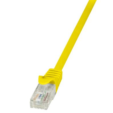 LogiLink CAT 5e Patchkabel U/UTP gelb 1 m