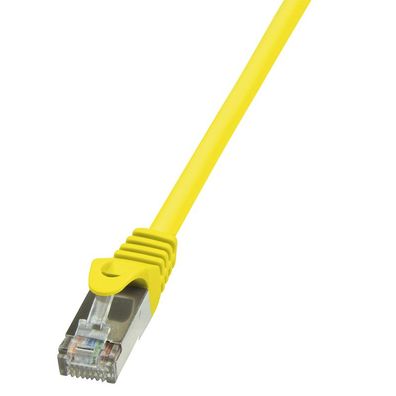 LogiLink CAT 5e Patchkabel F/UTP gelb 0,5 m