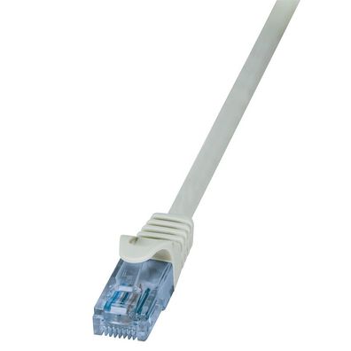 LogiLink CAT 6A Patchkabel EconLine U/UTP EconLine grau 0,5 m