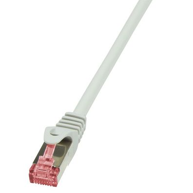 LogiLink CAT 6 Patchkabel S/FTP PIMF PrimeLine grau 0,25 m