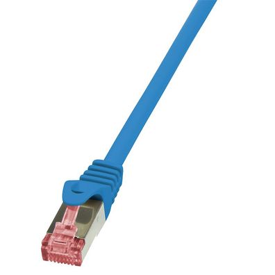 LogiLink CAT 6 Patchkabel S/FTP PIMF PrimeLine blau 0,5 m