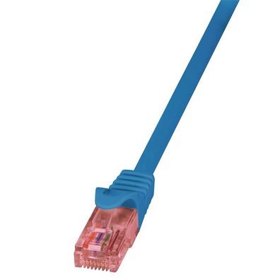 LogiLink CAT 6 Patchkabel U/UTP PrimeLine blau 2 m