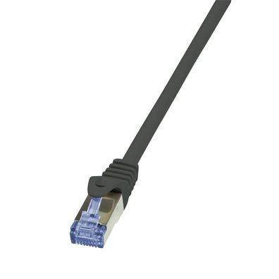 LogiLink CAT 7 600 MHz S/FTP PIMF PrimeLine schwarz 0,25 m