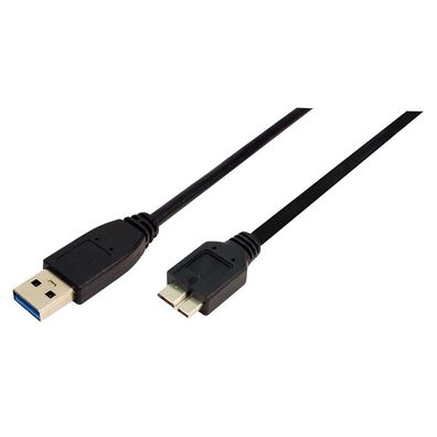 LogiLink USB 3.0 Kabel Anschluss A auf B Micro 2 x Stecker 200 m