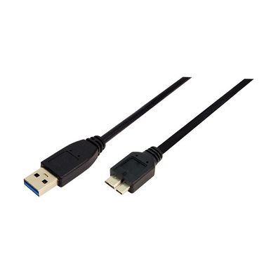 LogiLink USB 3.0 Kabel Anschluss A auf B Micro 2 x Stecker 300 m