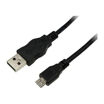 LogiLink USB 2.0 Kabel Typ A auf Typ B schwarz 6 m