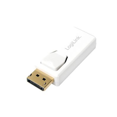 LogiLink DisplayPort Adapter auf HDMI 1080p weiß (1er Softpack)