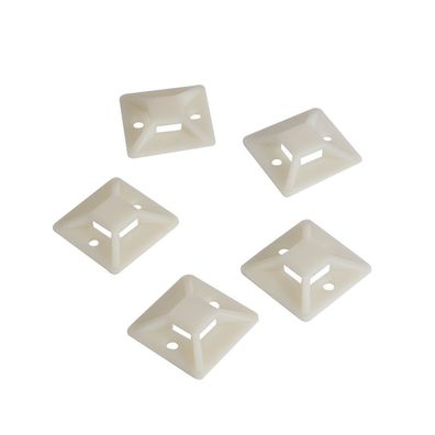 LogiLink Kabelbinderhalterungen selbstklebend ABS transparent 28 x 28 mm (100 Stück)