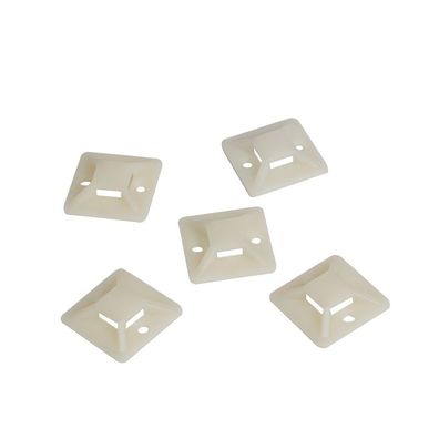 LogiLink Kabelbinderhalterungen selbstklebend ABS transparent 19 x 19 mm (100 Stück)