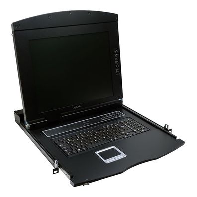 LogiLink KVM Konsole mit 17 " Monitor und Tastatur DE