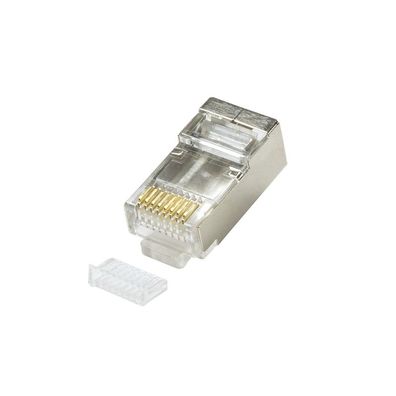 LogiLink Modularstecker CAT 5 geschirmt mit Einfädelhilfe (100 Stück)