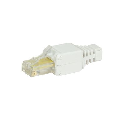 LogiLink RJ45 Modularer Steckverbinder CAT 5e werkzeugfrei weiß (1er Softpack)