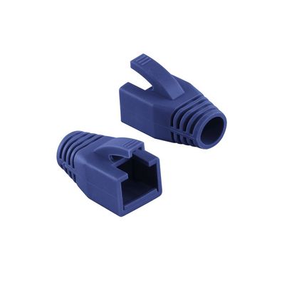 LogiLink RJ45 Stecker Knickschutztülle blau 8,0 mm (50 Stück)