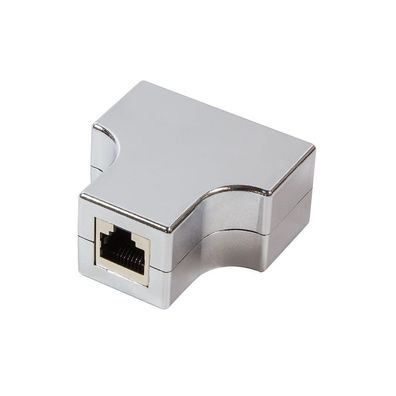 LogiLink Modular T Adapter RJ45 auf 2 x RJ45 Metall (Bulk)