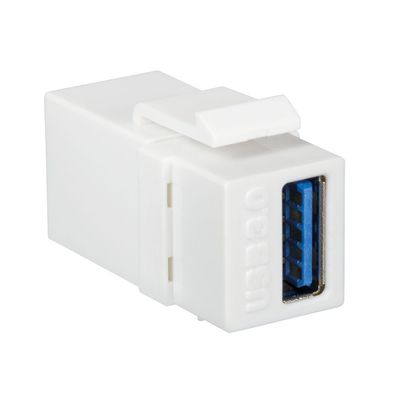 LogiLink USB 3.0 Keystone Modular Verbinder weiß (Bulk)