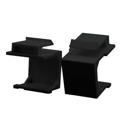 LogiLink Keystone Modul Abdeckung schwarz 16,6 mm (10 Stück)