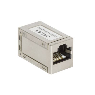 LogiLink CAT 6A Patchkabelverbinder 10GE STP Metallgehäuse sehr schmal (1er Softpack)