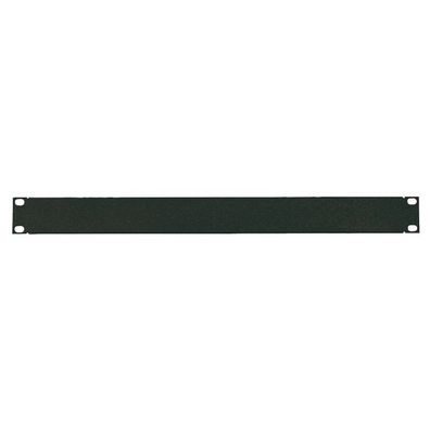 LogiLink 19" Geschlossenes Blindpanel 1HE schwarz 1,2 mm (1er Falschachtel)