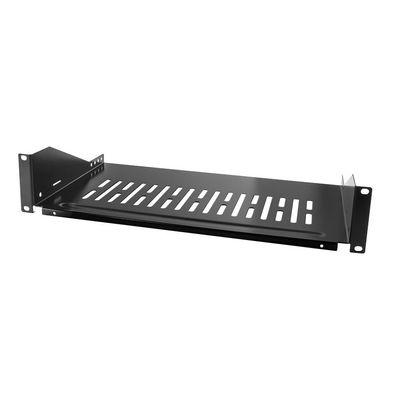 LogiLink 19" Fachboden Befestigung nur vorne mit einer Tiefe 250 mm schwarz